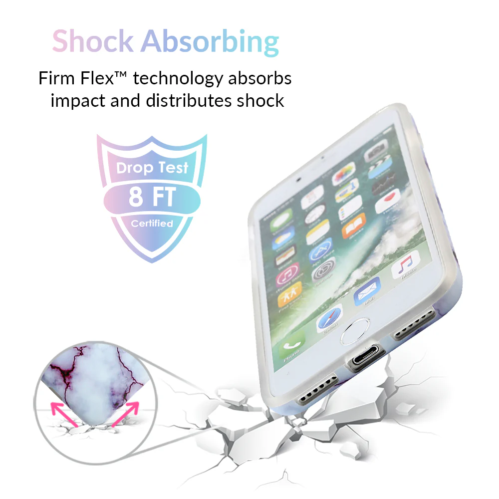 Purple Streak Marble iPhone Case - Image 10