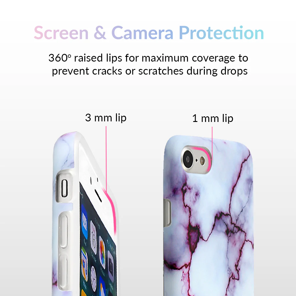 Purple Streak Marble iPhone Case - Image 19