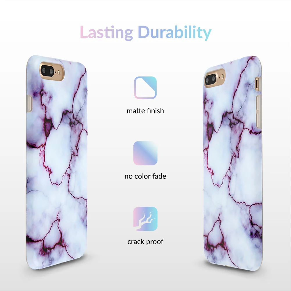 Purple Streak Marble iPhone Case - Image 21