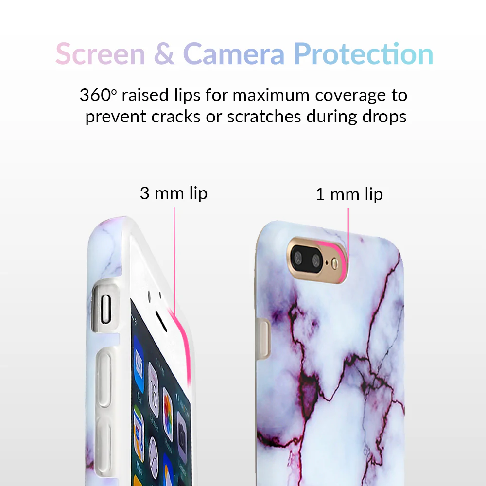 Purple Streak Marble iPhone Case - Image 24