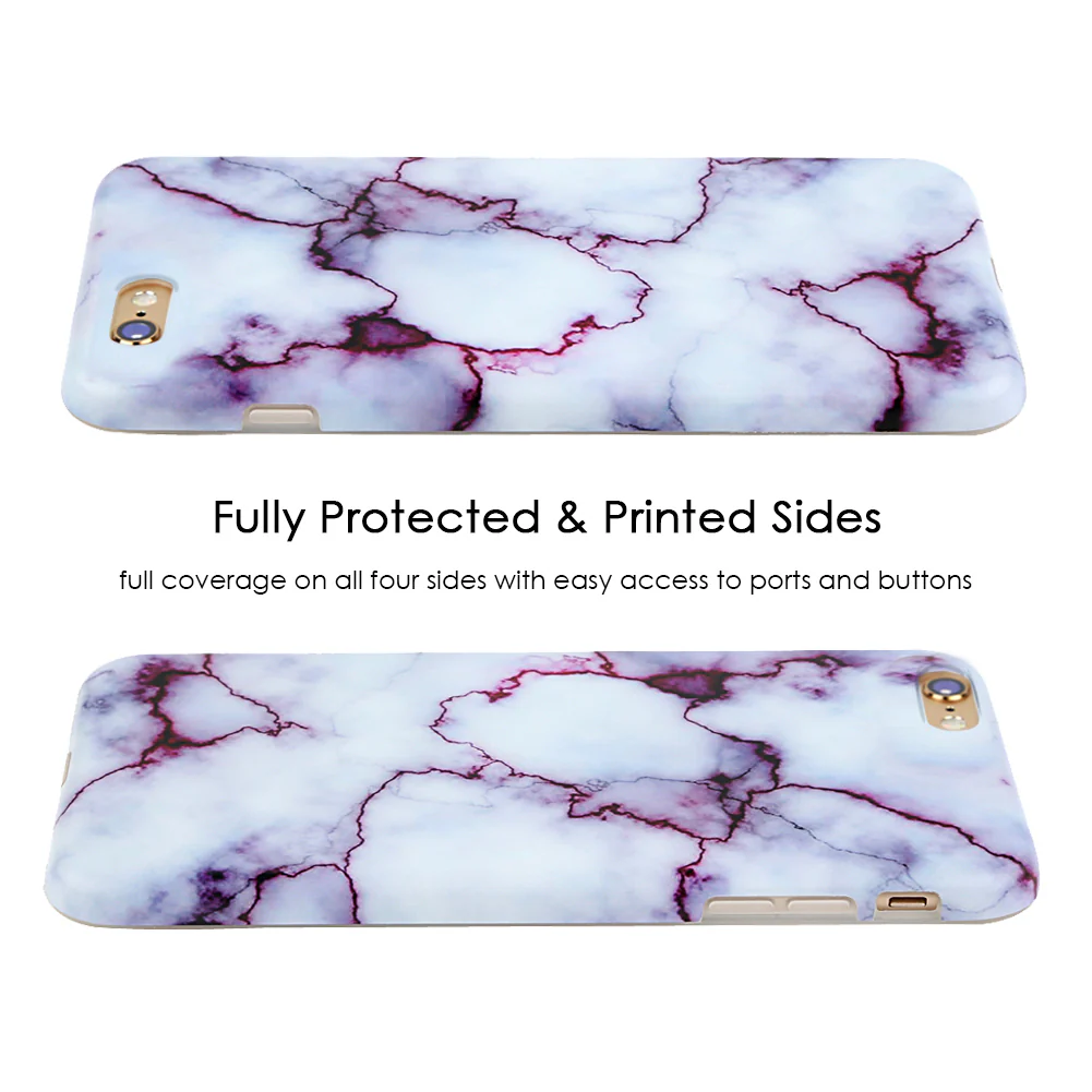 Purple Streak Marble iPhone Case - Image 38