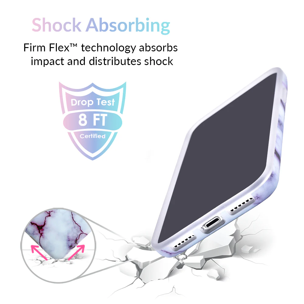 Purple Streak Marble iPhone Case - Image 5