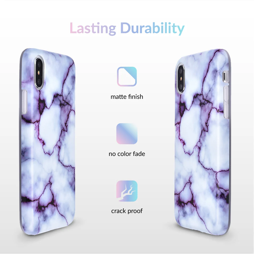 Purple Streak Marble iPhone Case - Image 6