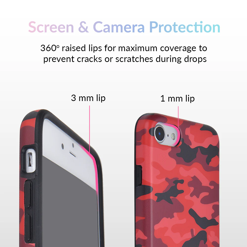 Red Camo iPhone Case - Image 10