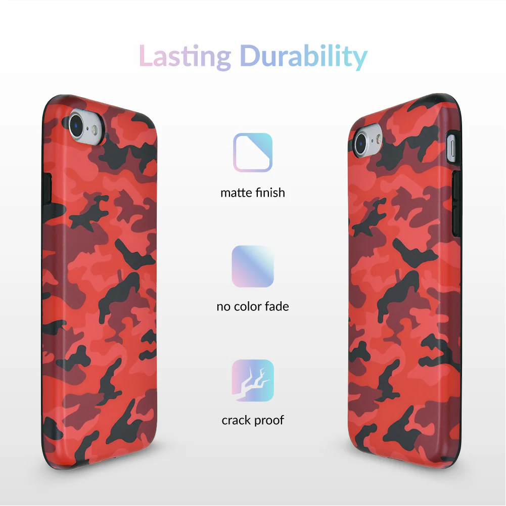 Red Camo iPhone Case - Image 12
