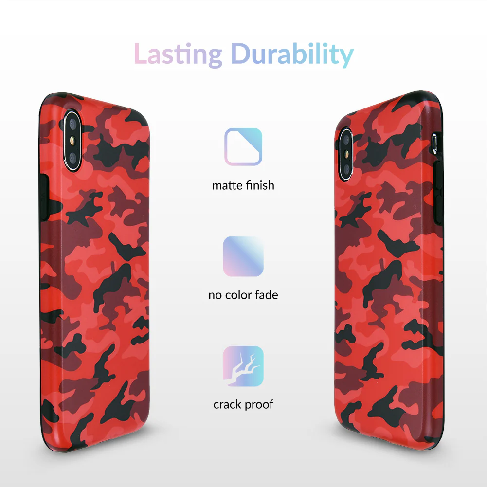 Red Camo iPhone Case - Image 19