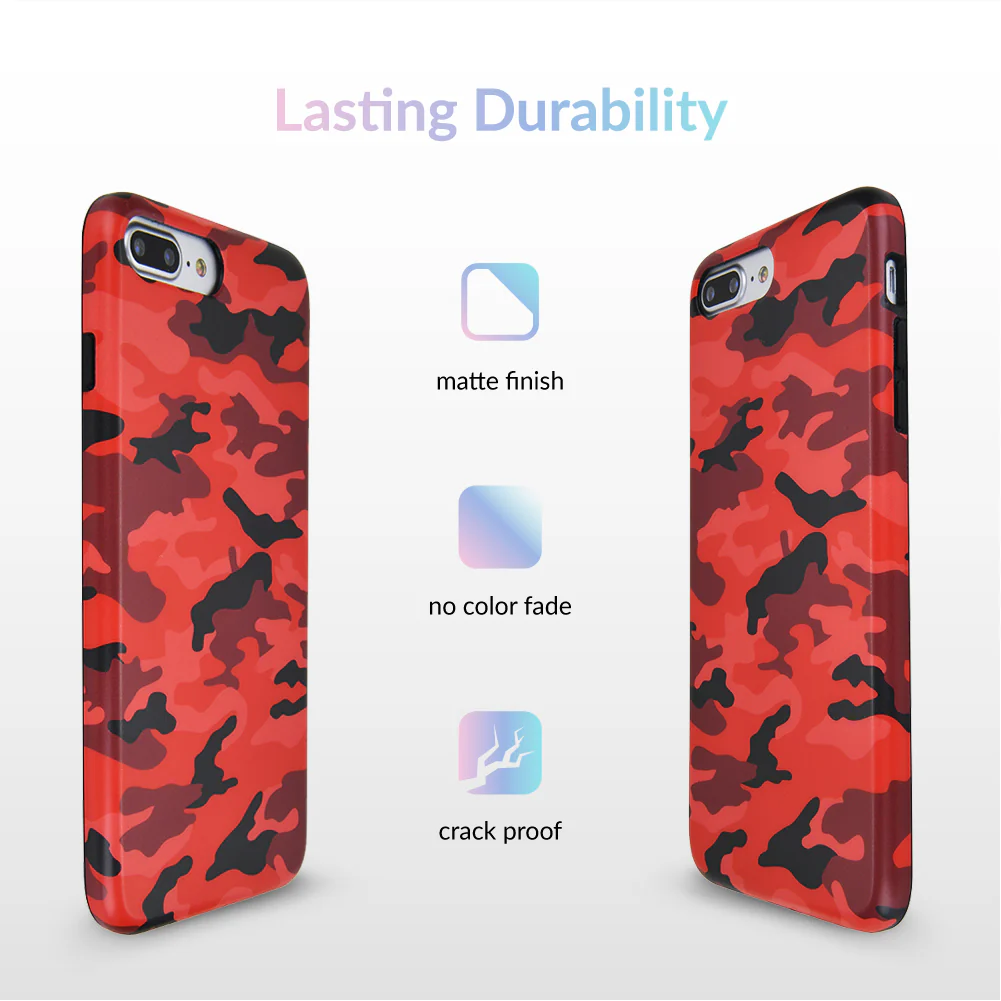Red Camo iPhone Case - Image 25