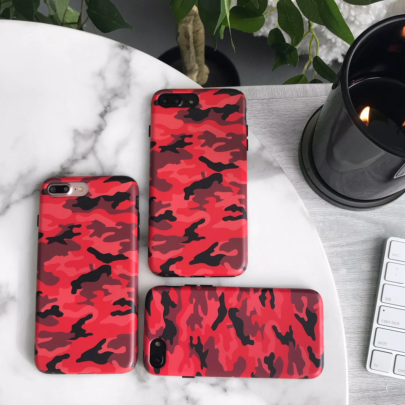 Red Camo iPhone Case - Image 27