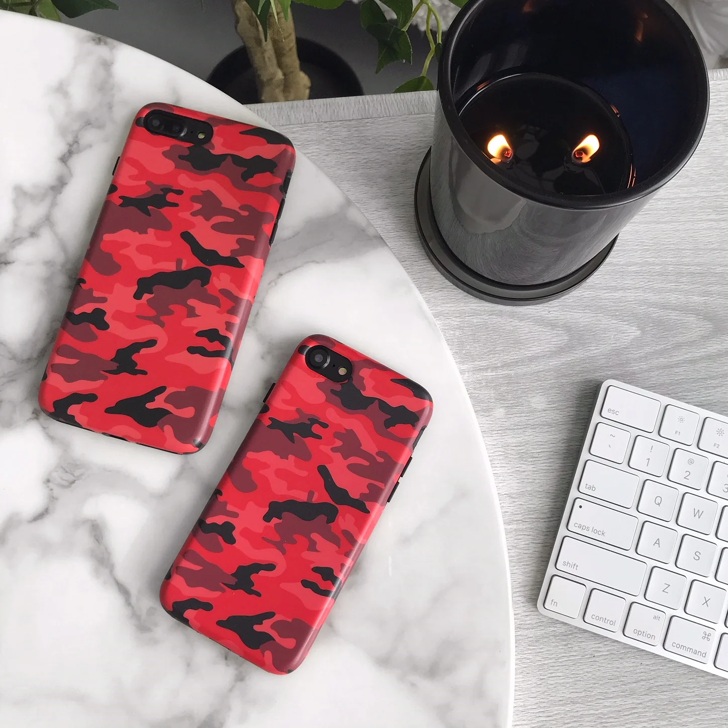Red Camo iPhone Case - Image 34