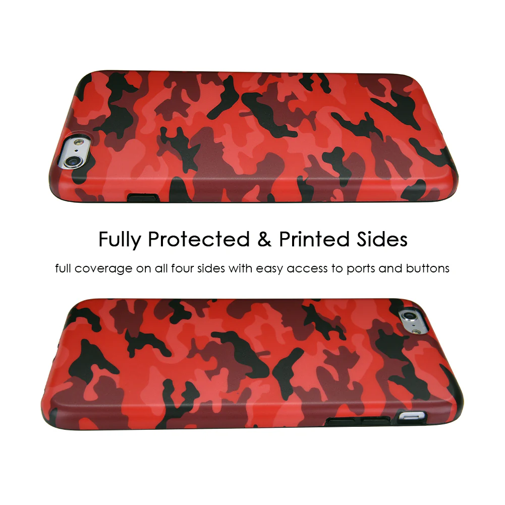 Red Camo iPhone Case - Image 44