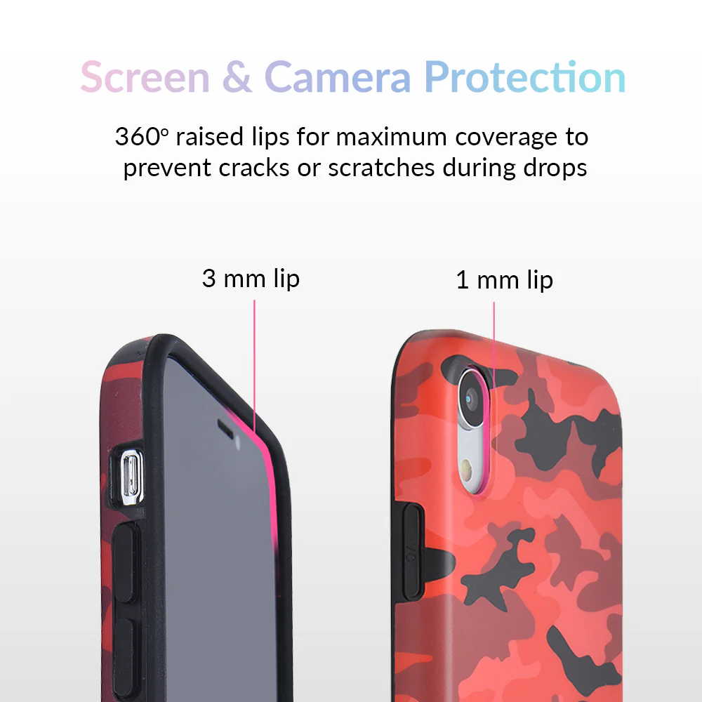 Red Camo iPhone Case - Image 48