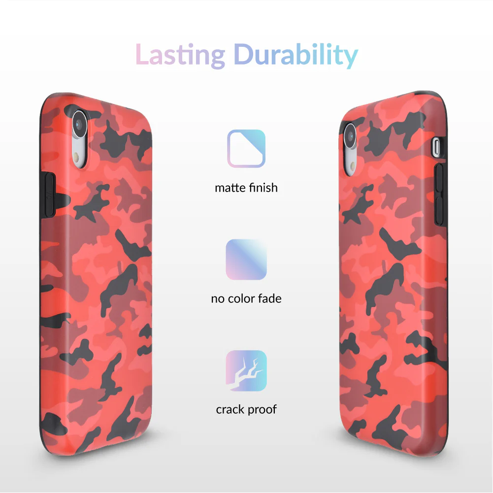 Red Camo iPhone Case - Image 50