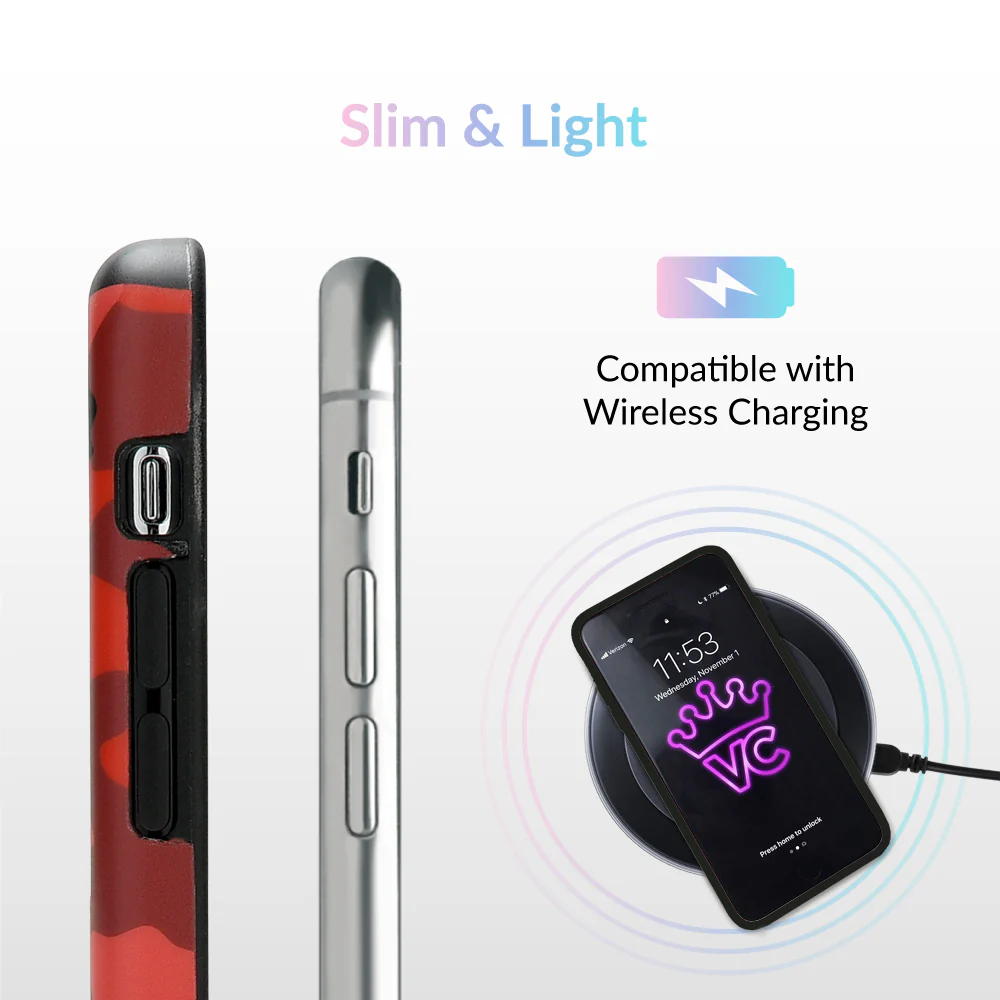 Red Camo iPhone Case - Image 51