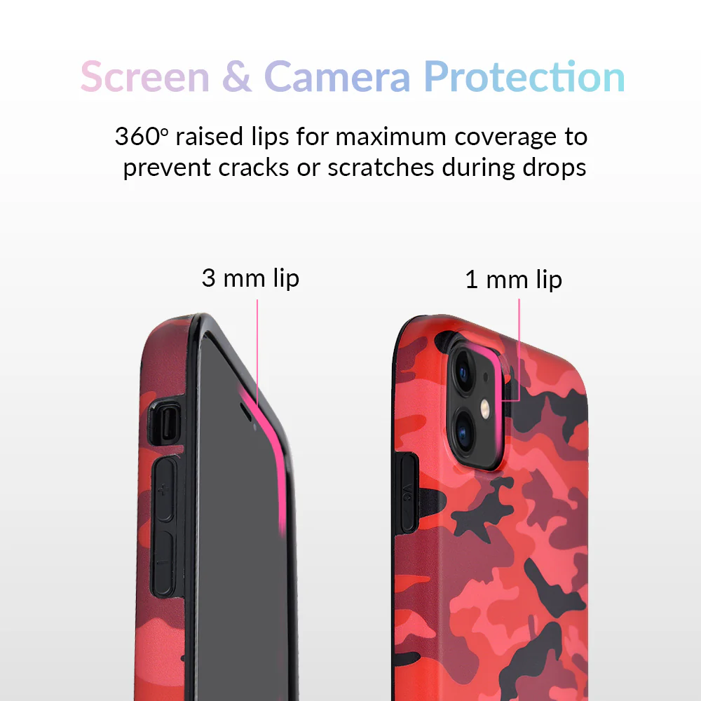 Red Camo iPhone Case - Image 58