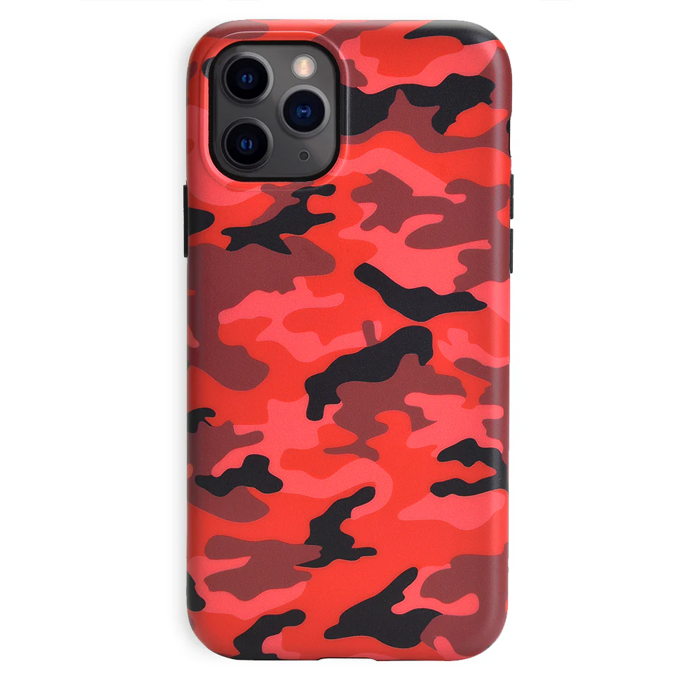 Red Camo iPhone Case - Image 62