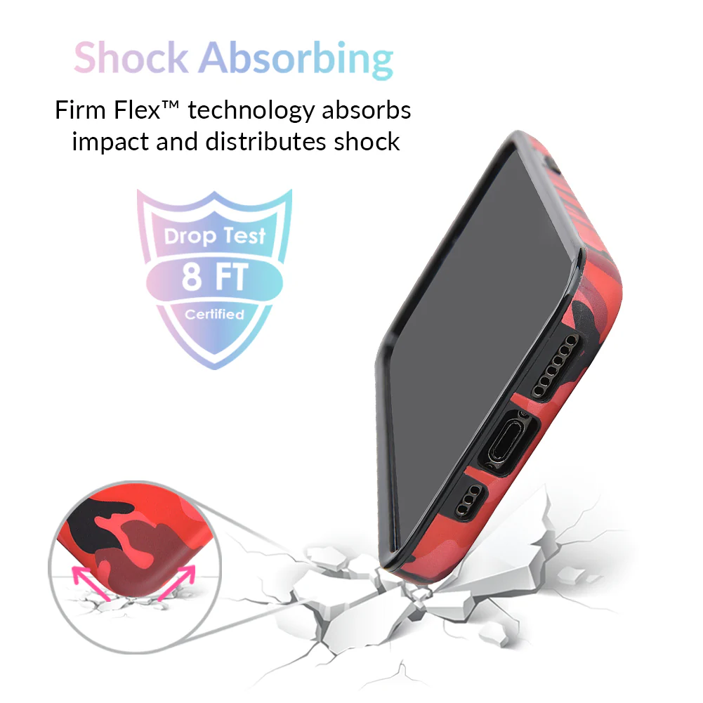 Red Camo iPhone Case - Image 64