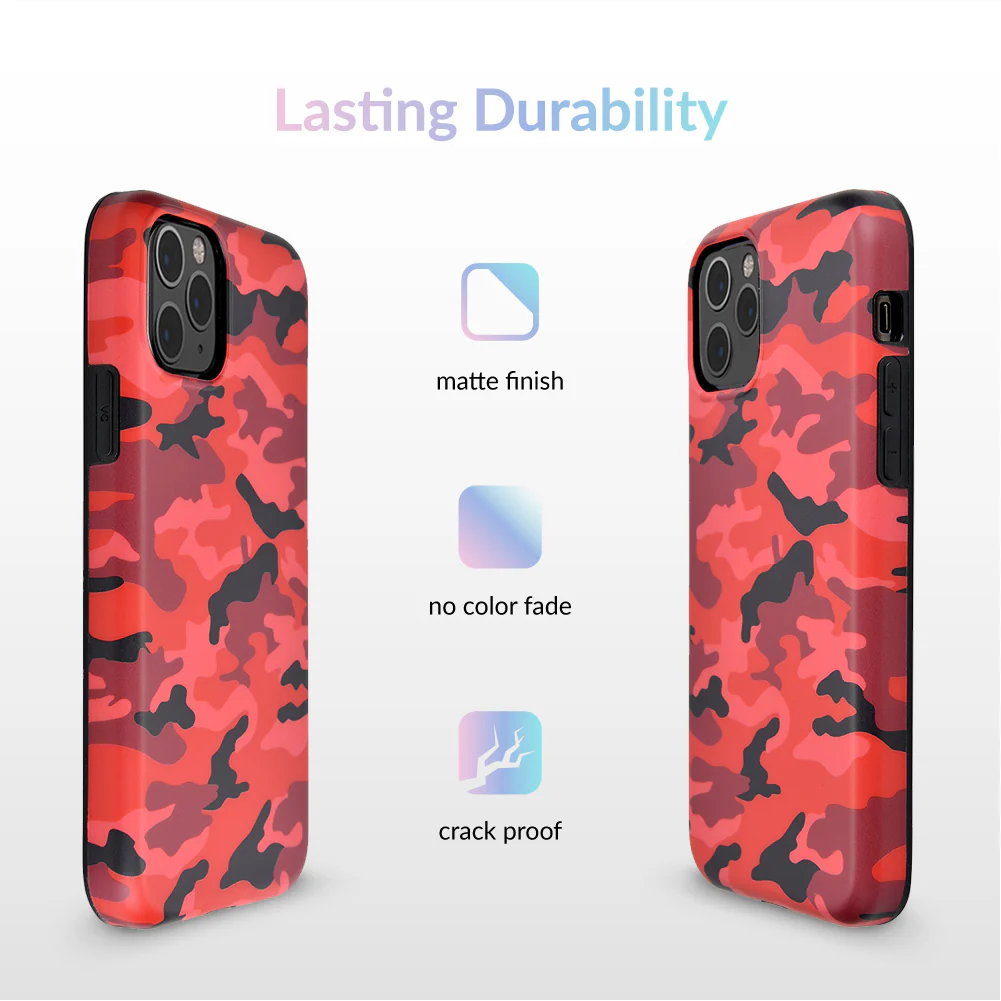 Red Camo iPhone Case - Image 70