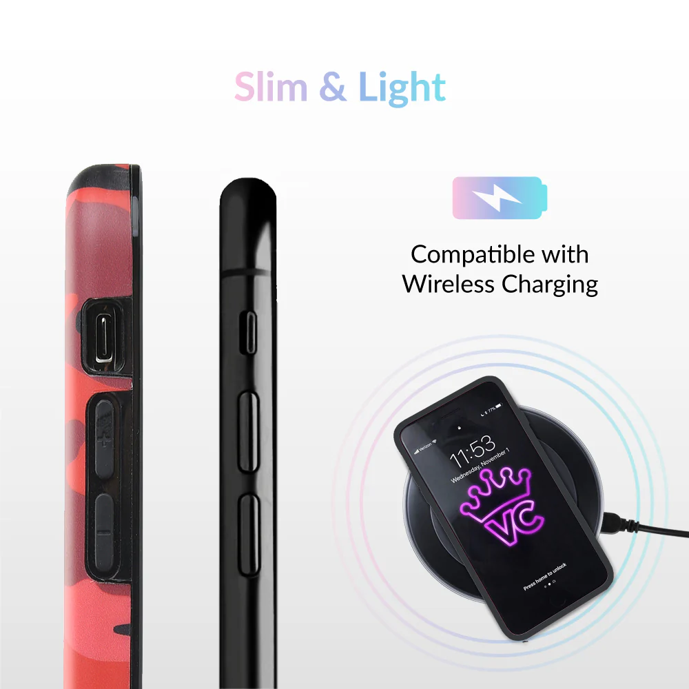 Red Camo iPhone Case - Image 71