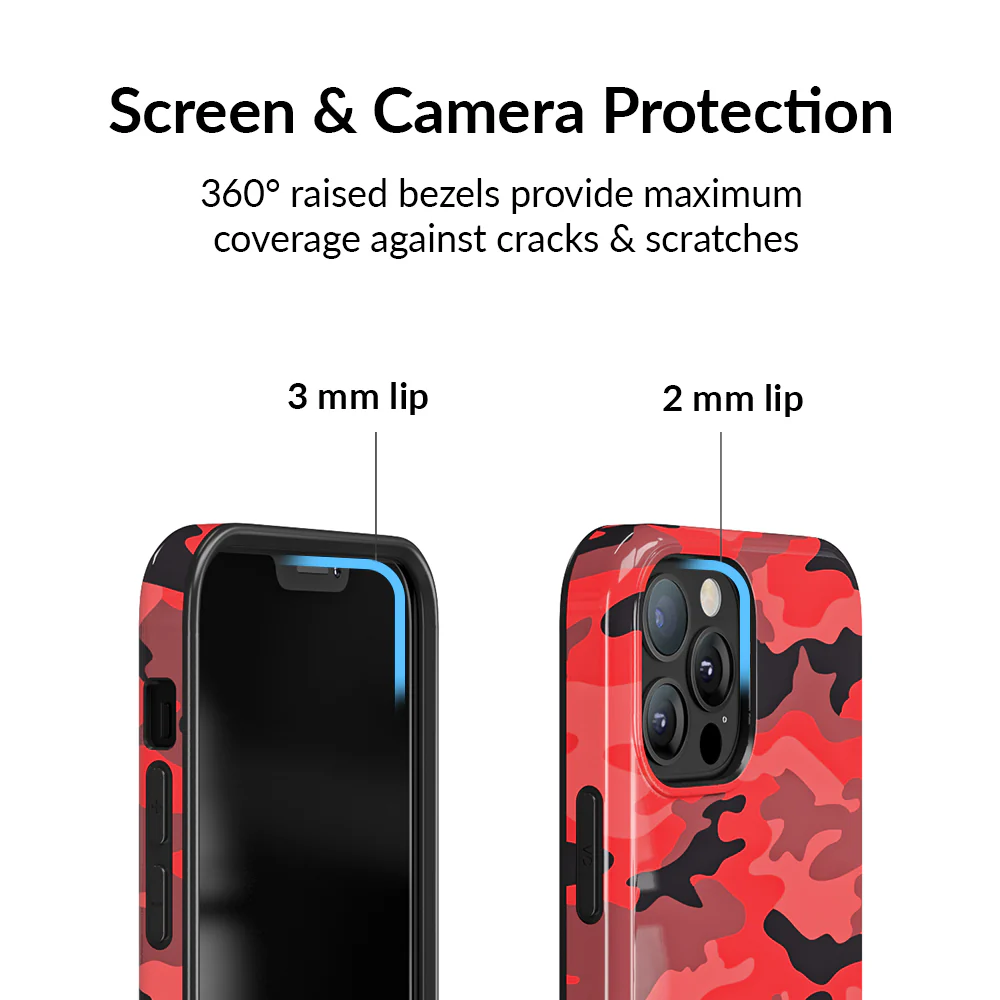 Red Camo iPhone Case - Image 78