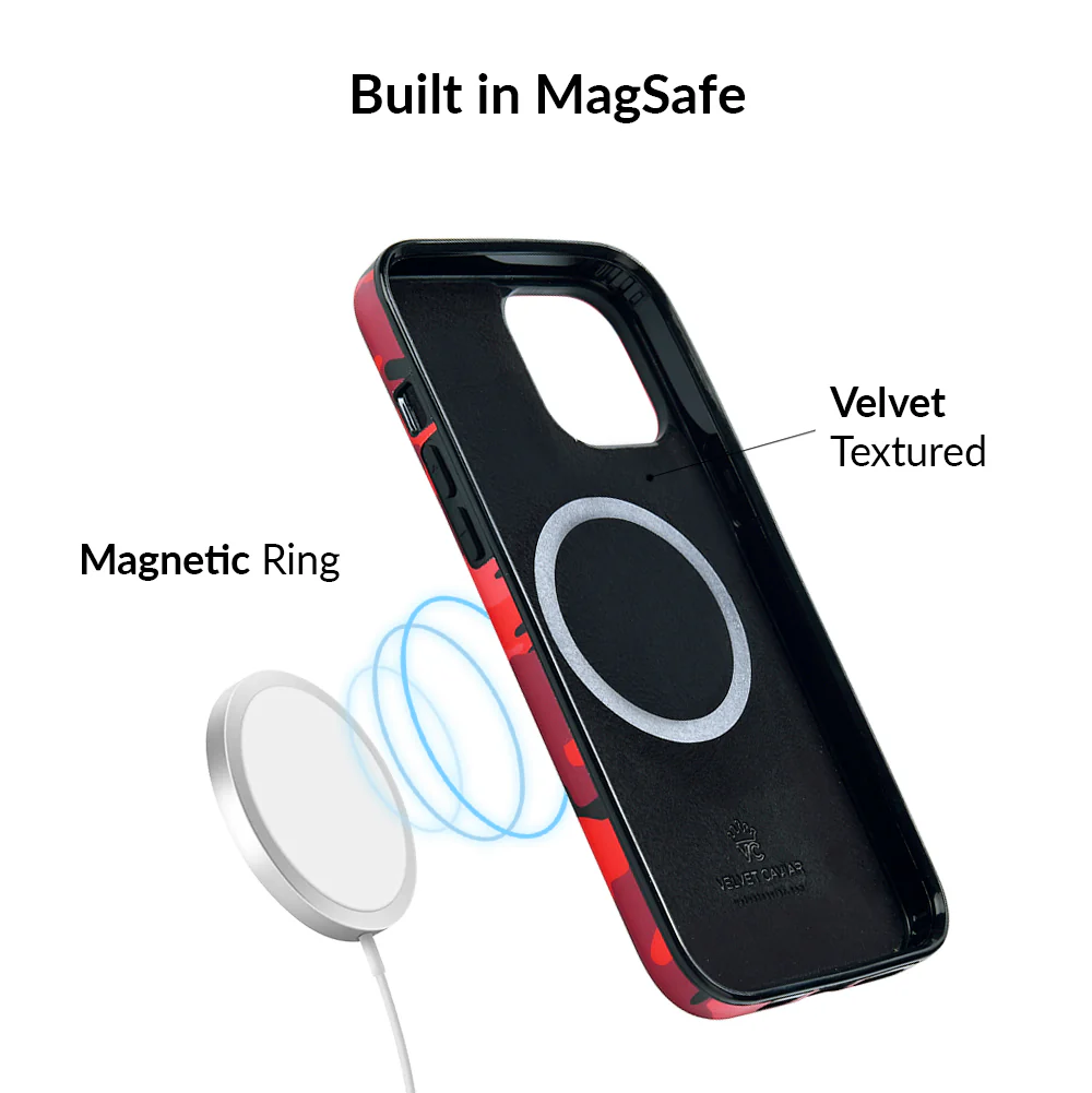 Red Camo iPhone Case - Image 86