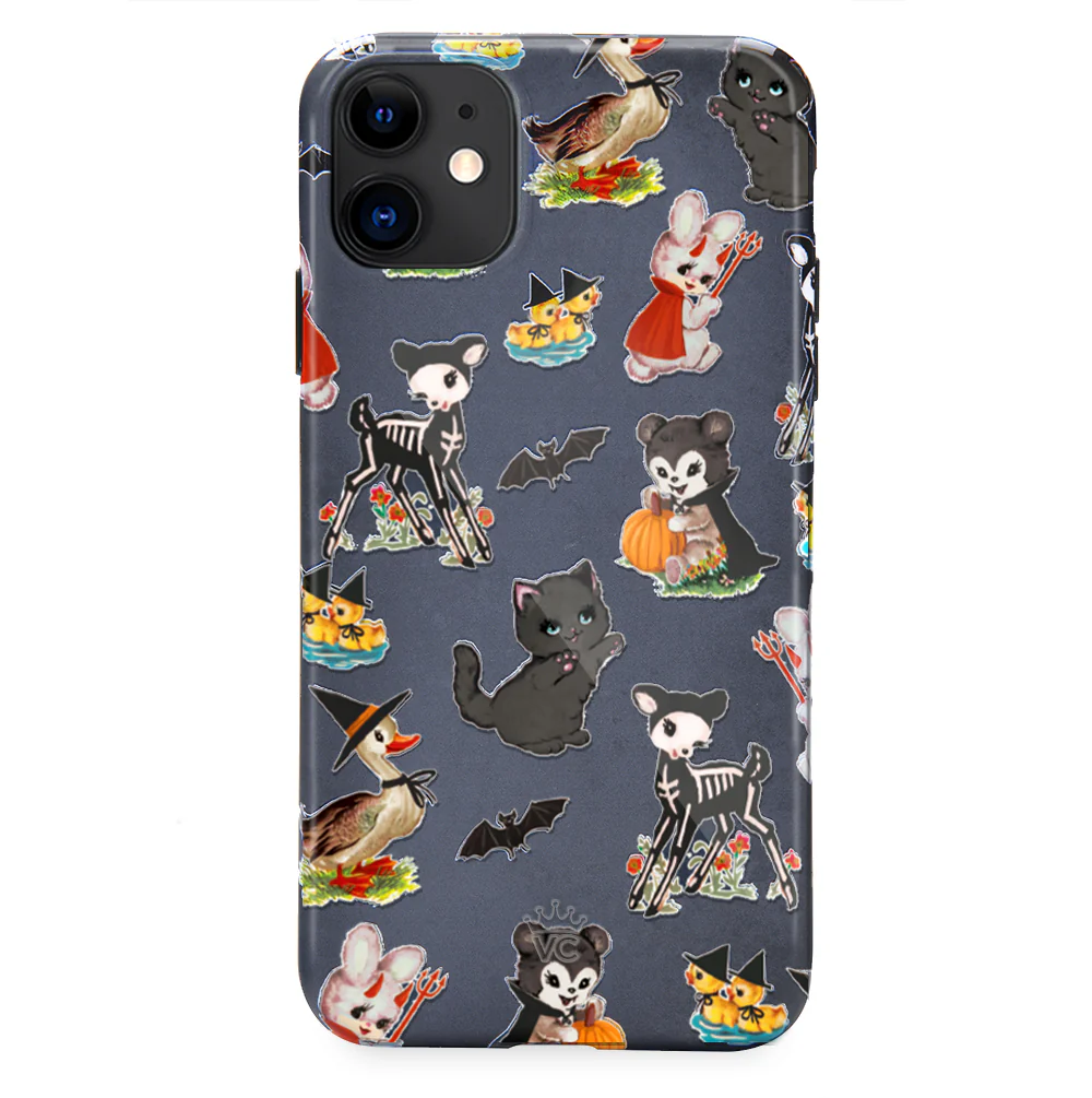 Spooky Baby Animals iPhone Case - Image 73