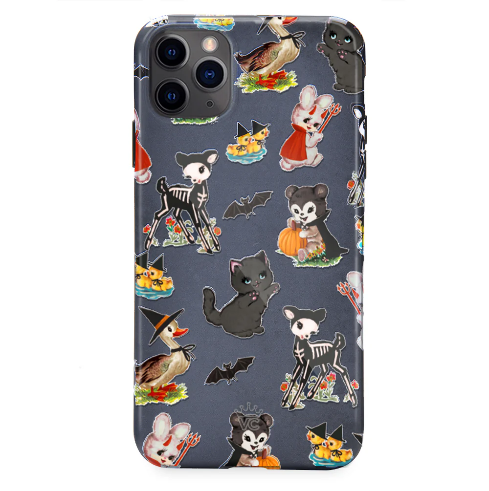Spooky Baby Animals iPhone Case - Image 85
