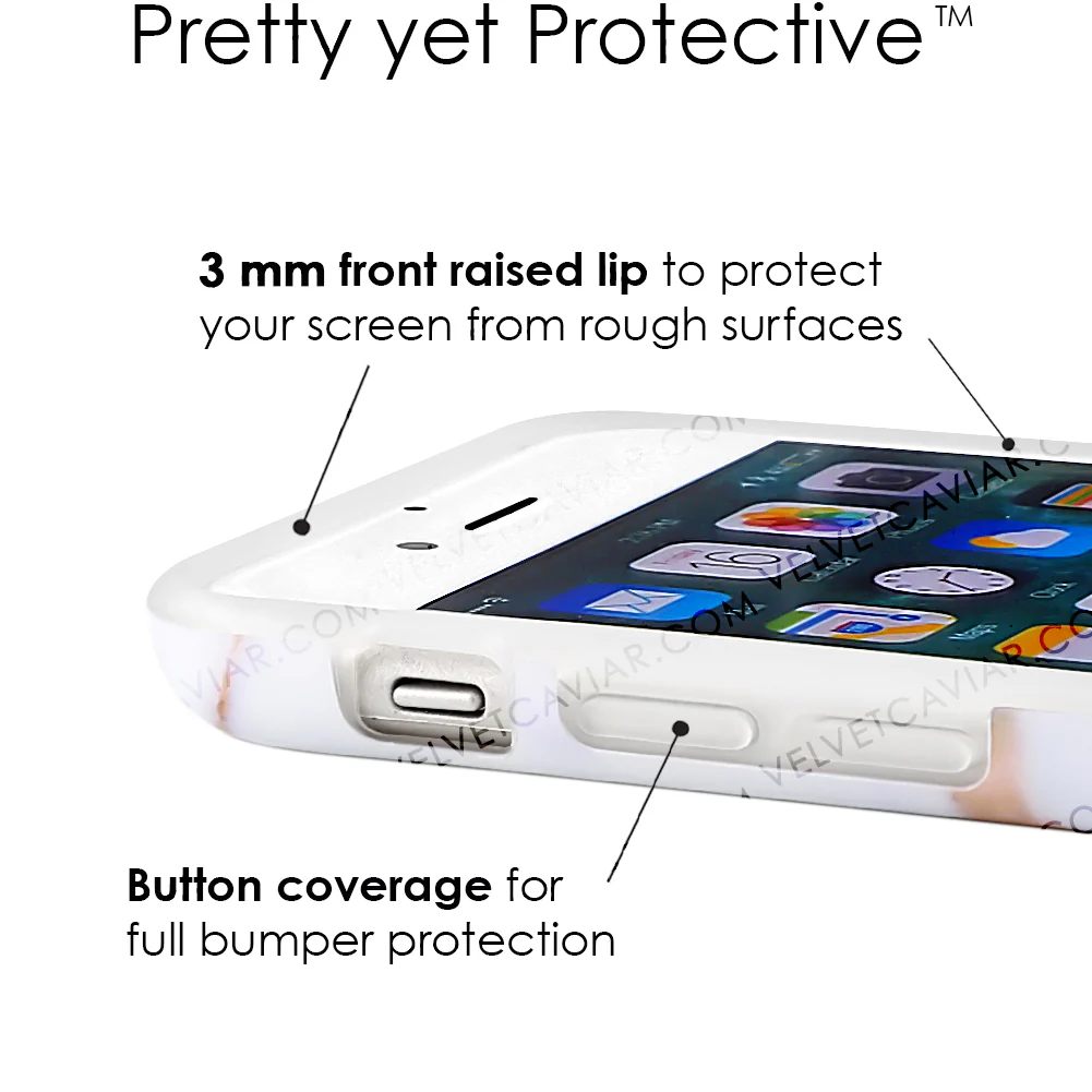 White & Gold Marble iPhone Case - Image 40