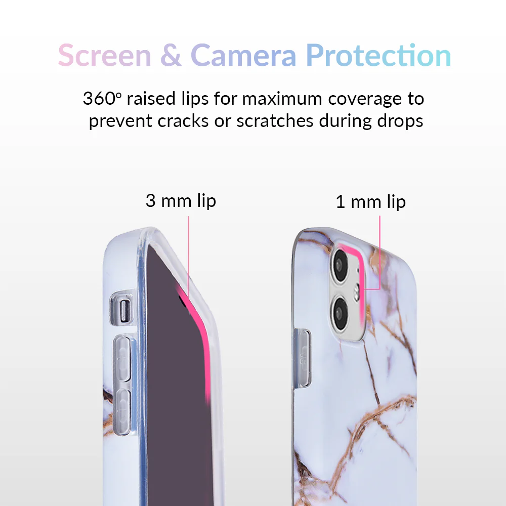 White & Gold Marble iPhone Case - Image 57