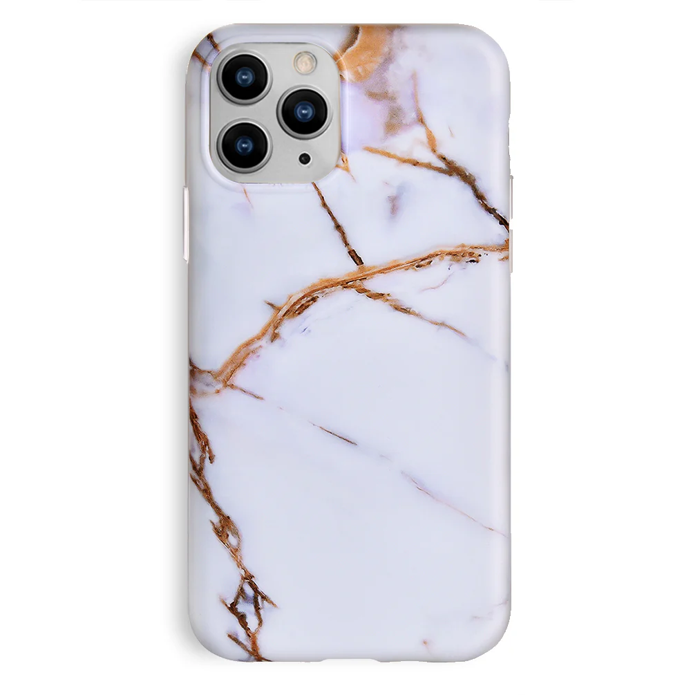 White & Gold Marble iPhone Case - Image 61