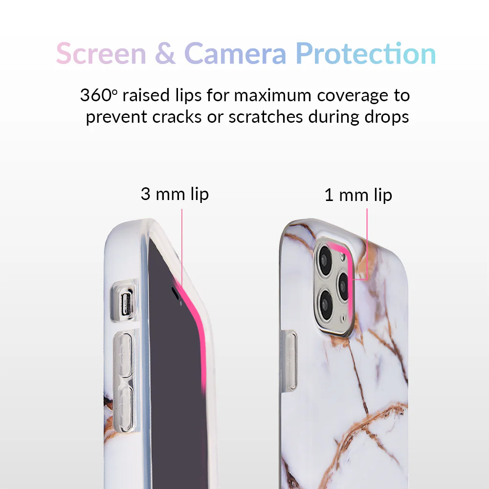 White & Gold Marble iPhone Case - Image 62