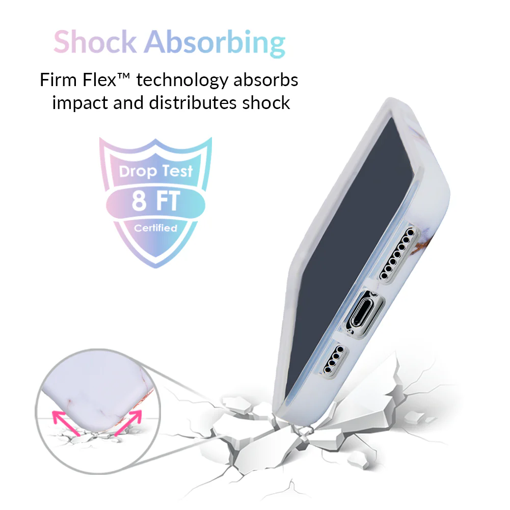 White & Gold Marble iPhone Case - Image 68