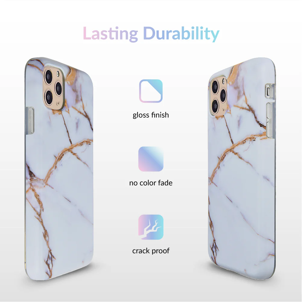 White & Gold Marble iPhone Case - Image 69
